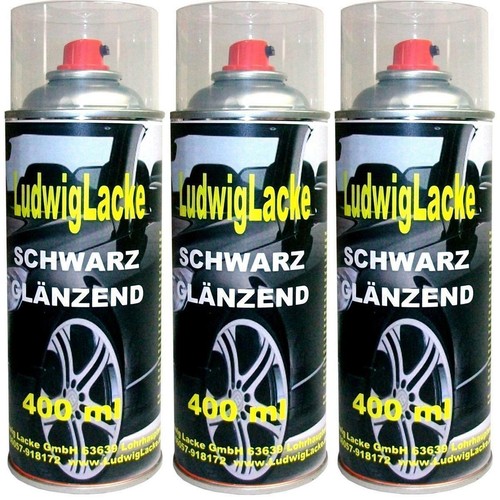 Schwarz glänzend spraydosen - glänzend,