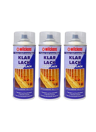 Lackspray klarlack - 3x,